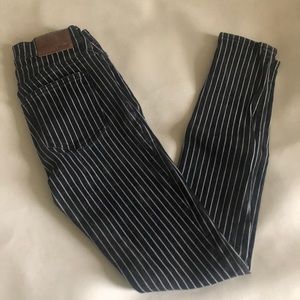 Madewell High Riser Skinny Skinny pinstripe Jeans
